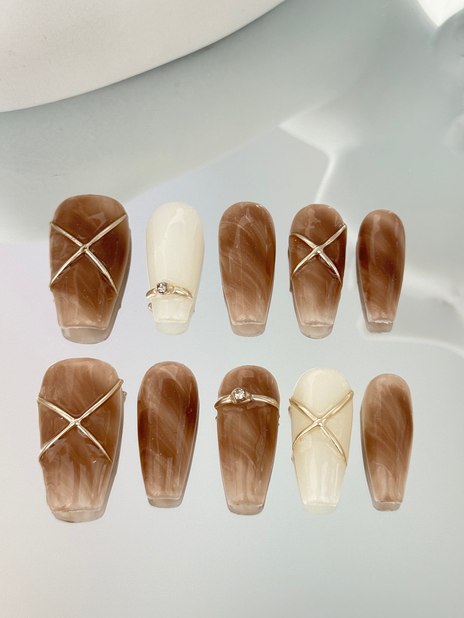🤎Brown nails🌰
